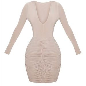 Stone Ruched Dress from PLT Shape Line